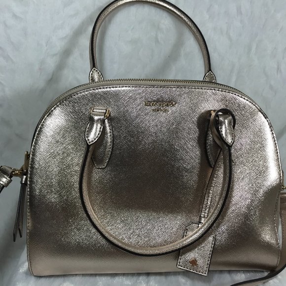 Kate Spade Reiley Laurel Way Rose Gold Satchel - Picture 3 of 10